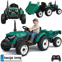 akuga traktor haagise ja kallutava käruga pa0347