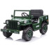 sõjaväeline akuga auto willys + pult pa0263