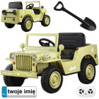 sõjaväeline akuga auto willys + pult pa0263