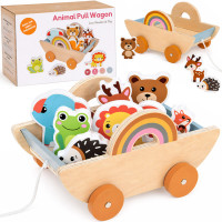 puidust loomakäru 7 loomaga ZA6168