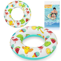 bestway täispuhutav ujumisrõngas puuviljad 61 cm roheline kuni 60 kg 36014