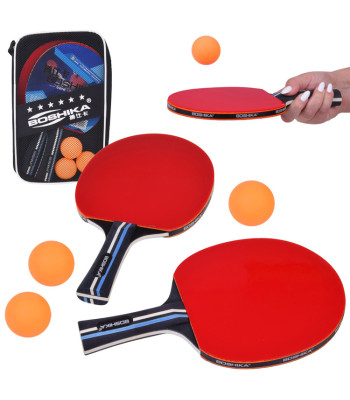 lauatennise komplekt: 2 puidust reketit + 3 palli + ümbris sp0870