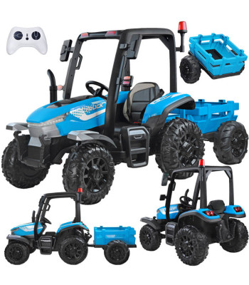 suur laste traktor haagisega 4x4 ja pult pa0266