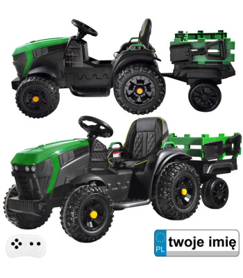laste akutraktor haagisega pa0240