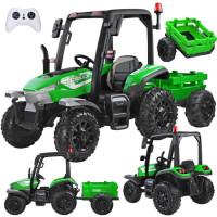 suur 4x4 laste traktor haagise ja puldiga pa0266