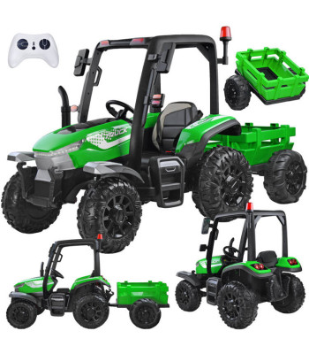 suur 4x4 laste traktor haagise ja puldiga pa0266