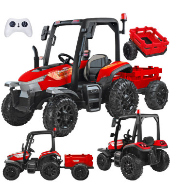 suur laste traktor haagisega 4x4 ja puldiga pa0266