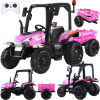 suur 4x4 laste traktor haagise ja puldiga pa0266