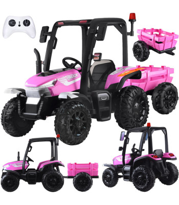 suur 4x4 laste traktor haagise ja puldiga pa0266