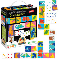 CzuCzu pusle- ja lauamäng domino dinosaurused, 28 osa ZA4222