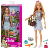 Mattel Barbie nukk lemmikloomade ja tarvikutega ZA6706