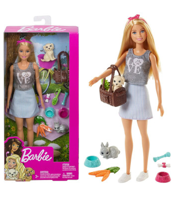 Mattel Barbie nukk loomade ja tarvikutega ZA6706