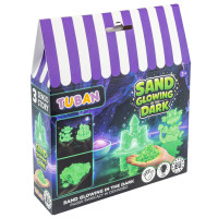 Tuban Sand Glowing in the Dark pimedas helendav kineetiline liiv ZA6698