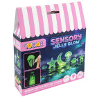 Tuban Sensory Jelly Glow sensoorne pudel geelfiguuridega ZA6699
