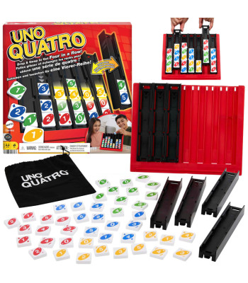 Mattel UNO Quatro strateegiline peremäng värviliste plaatidega GR0914