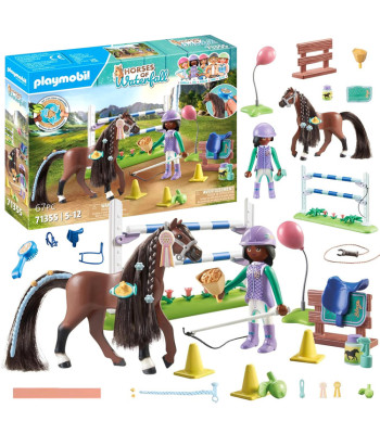 Playmobil Horses of Waterfall Zoe ja hobune Blaze 71355 – 67 osa, ZA6713