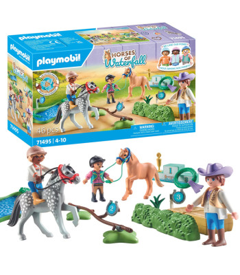 Playmobil Horses of Waterfall ponide takistusvõistlus, 46 osa, ZA6716