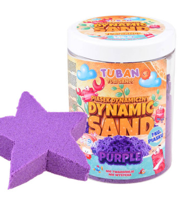 Tuban dünaamiline liiv, violetne 1kg ZA4183
