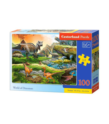 100-osaline pusle World of Dinosaurs – dinosaurused