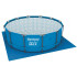 Basseini alusmatt Bestway, kaitsekile 396 x 396cm 58002