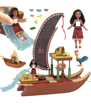 Mattel Disney Vaiana nukk koos paadi ja tarvikutega „Moana 2” ZA6702