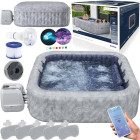 Bestway Lay-Z-Spa San Francisco Smart HydroJet Pro™ 7 Wi-Fi rakendusega LED-valgustusega 5–7 inimesele 6001Q