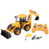 Suur JCB-i kaugjuhitav buldooser-ekskavaator-laadur puldiga, 1:20, RC0578