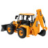 Suur JCB-i kaugjuhitav buldooser-ekskavaator-laadur puldiga, 1:20, RC0578