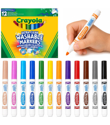 Joonistusmarkerite komplekt, 12 tk, ZA6722