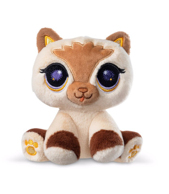 Hasbro Littlest Pet Shop pehme mänguasi, helekollane kassipoeg ZA6725, 16 cm