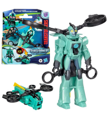 Hasbro Transformers EarthSpark Chaos Terran Spitfire figuur, 2 ühes, ZA6726
