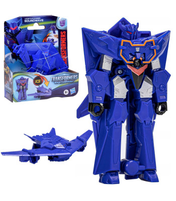 Hasbro Transformers EarthSpark Soundwave 2-in-1 mängufiguur – robot ja reaktiivlennuk ZA6726