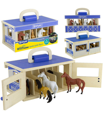Puidust tall 6 hobusefiguuriga Breyer Horses FARM ZA6720, 1:32