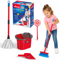 Vileda For Kids laste koristuskomplekt – mop, ämber ja luud ZA6730