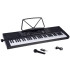 Elektrooniline keyboard puidulaadse puutega, mikrofon IN0184, 61 klahvi