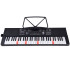 Elektrooniline keyboard puidulaadse puutega, mikrofon IN0184, 61 klahvi