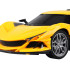 Kaugjuhitav sportauto rooli, pedaalide ja valgusfooriga RC0589 ZO, 28 cm