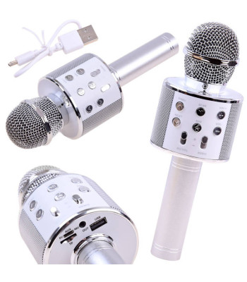 Juhtmevaba karaoke mikrofon Bluetooth-kõlari ja hääle modulatsiooniga IN0136