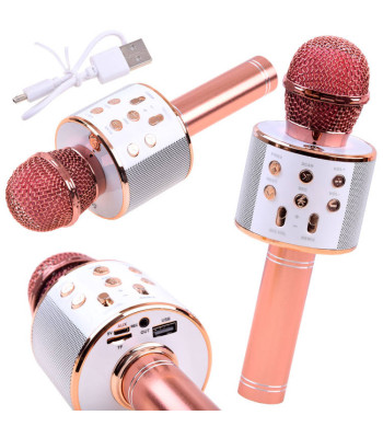 Juhtmevaba karaoke-mikrofon Bluetooth-kõlari ja hääle moduleerimise funktsiooniga IN0136