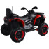 Laste akuga quad, punane, 4x4 PA0328