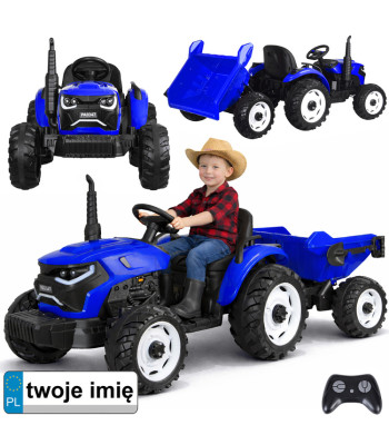Akuga traktor haagise ja liikuva kallutuskastiga PA0347