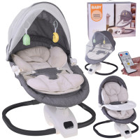 3-in-1 beebi lamamistool-kiik söögitool sääsevõrguga + pult ZA5822
