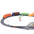 Elektriline rongikomplekt rööbaste, vagunite, kraana ja pöörangutega 300 cm RC0783