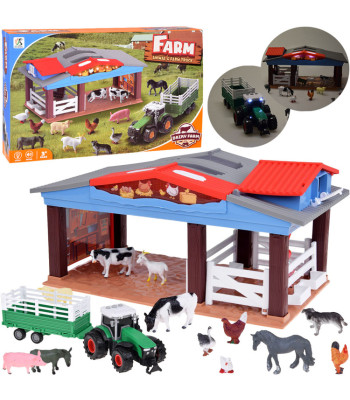 Laste farm loomade, traktori ja haagisega, valgus ja helid ZA6308