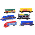 Elektriline rong autotranspordivaguniga, 4 auto ja 5 vaguniga, 762 cm RC0802