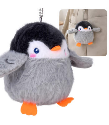 Pehme piiksuga pingviin Edek, armas seljakotiripats ZA6426, 11 cm