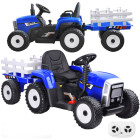 Akuga traktor koos haagise ja puldiga PA0242