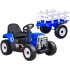 Akuga traktor koos haagise ja puldiga PA0242