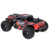 Kaugjuhitav maastikuauto RC buggy 4x4, harjadeta mootor, punamust, RC0773, 1:18, 26 x 18,5 x 12 cm