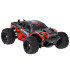 Kaugjuhitav maastikuauto RC buggy 4x4, harjadeta mootor, punamust, RC0773, 1:18, 26 x 18,5 x 12 cm